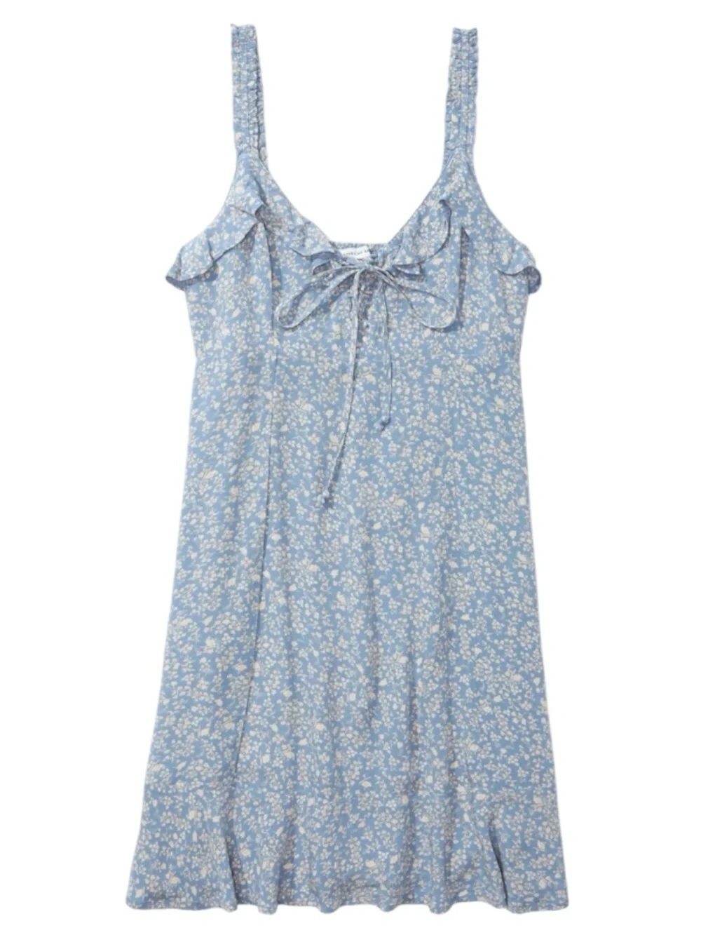 American Eagle Blue Floral Summer Mini Dress